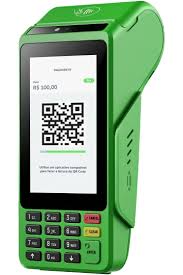 Maquininha Ton T3 verde para pagamento no cartão